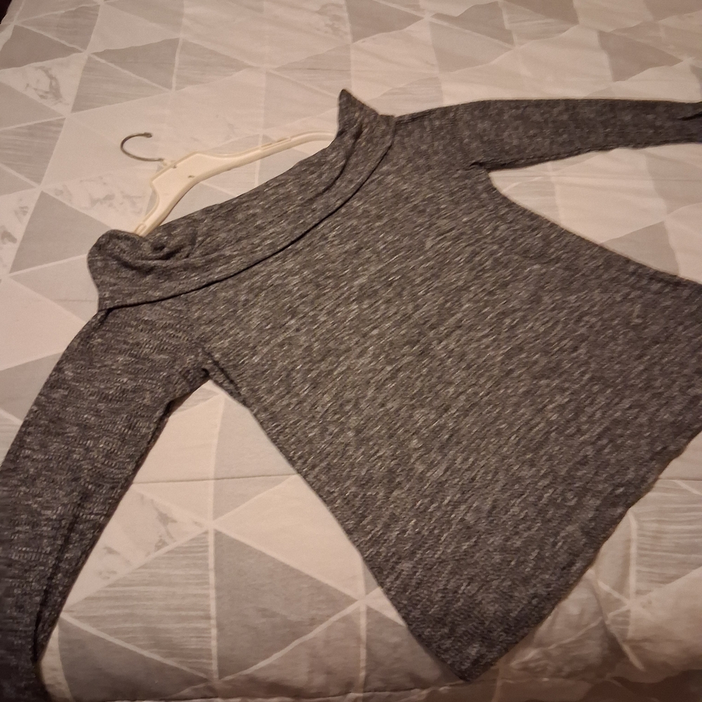 Apt. 9 Charcoal Cowl Neck Sweater